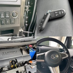 車検８年7月タントカスタムRS両側パワスラbluetoothナビ 禁煙 修復無しの画像