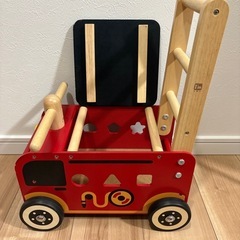 消防車　ておしぐるま手押し車の画像