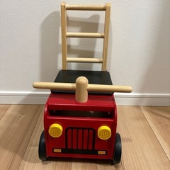 消防車　ておしぐるま手押し車の画像