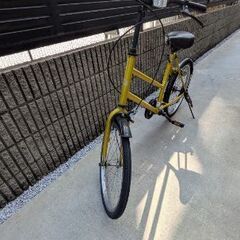 中古　黄色い自転車の画像