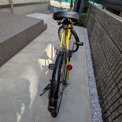 中古　黄色い自転車の画像