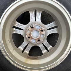 【中古】札幌 引取限定 14インチ DAIHATSU ダイハツ 純正ホイール 14×4.5j ET45 PCD100 4H タント ムーヴ等 VRX 155/65R14 【札TB01】の画像