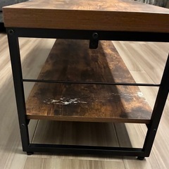 ミドルブラウン ローボード テレビ台　幅150cm▼120cmもあります▼の画像
