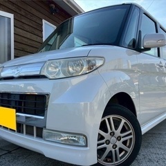 月々9千円〜分割可❗️車検2年付き！【名義変更代込み】広い車内！大人気‼️ダイハツ タントカスタム☆HDDナビ付き☆走行中DVD見れます♪ETC付き☆純正アルミ☆事故修復歴無し☆電動スライドドア☆ドライブレコーダー☆そのまま乗って帰れます！の画像