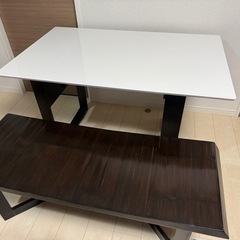 ダイニングテーブル　ベンチセットの画像