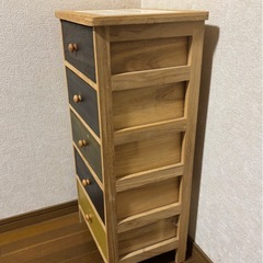 収納棚　5段　引き出し　チェストの画像