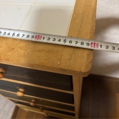 収納棚　5段　引き出し　チェストの画像