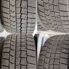 2023年製 205/60R16 ダンロップスタッドレスとアルミホイールのセット　ノア・ヴォクシー等にの画像