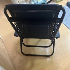 【新品・未使用】ゼログラビティー リクライニングチェア／折りたたみ式 アウトドアチェアの画像
