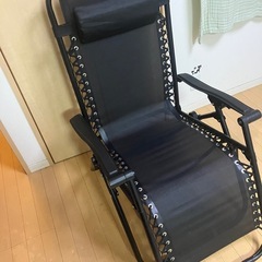 【新品・未使用】ゼログラビティー リクライニングチェア／折りたたみ式 アウトドアチェアの画像