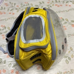 未使用　猫、小型犬用キャリーバッグの画像