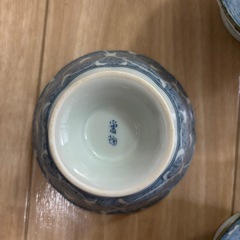 美濃焼 愛陶★高台小鉢　花唐草文 多用途で便利の画像