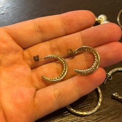 韓国ファッション✨フープピアス✨輪っかピアスセット✨の画像