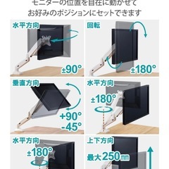 モニターアームの画像
