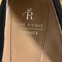 ROPE PICNIC PASSAGE 　フェイクスウェードハイヒールパンプスの画像