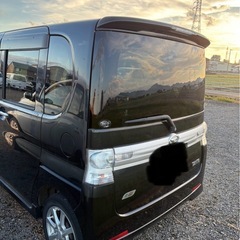 タントカスタム‼️11万キロ‼️人気ブラック車検あります。の画像