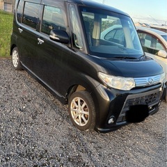 タントカスタム‼️11万キロ‼️人気ブラック車検あります。の画像