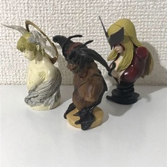デビルマン サタン キューティーハニー 永井豪 ダイナミック企画　胸像 フィギュアの画像