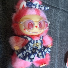 ラブブ ぬいぐるみ 服 サングラス 椅子 セット LABUBUの画像