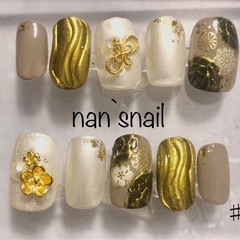 ネイルチップ　成人式　和装　和モダンの画像