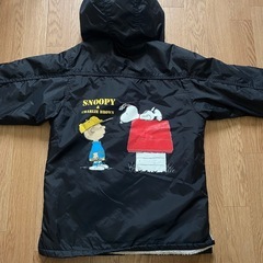 PEANUTSKIDS スヌーピー 中綿コート 120 ベンチコートの画像