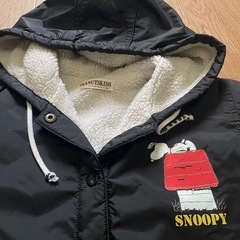 PEANUTSKIDS スヌーピー 中綿コート 120 ベンチコートの画像