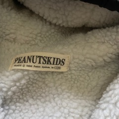 PEANUTSKIDS スヌーピー 中綿コート 120 ベンチコートの画像