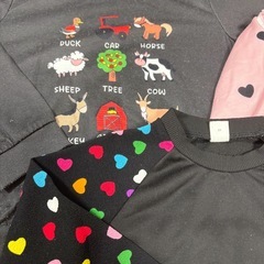 SHEIN ❤️ キッズ服 110cm相当  長袖トップス 3点セットの画像