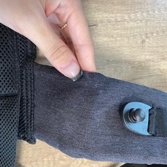 アンジェレッテ　ベビーキャリアプチ　新生児から使える抱っこ紐の画像