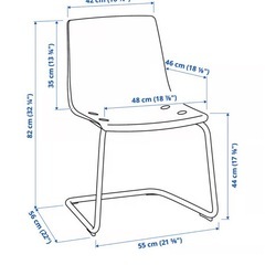 IKEA　TOBIAS ダイニングチェアの画像