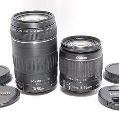 【美品】持ち運びに最適♪世界最小最軽量 Canon Kiss X7 ダブルレンズの画像