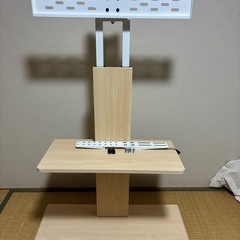 角度調整高さ調整可能テレビ台の画像