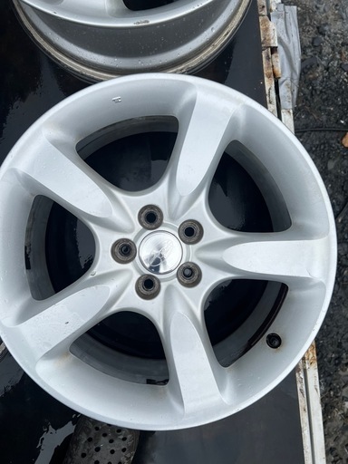 スバル 純正 17インチ BL5 BP5 レガシィ 17×7J +55 PCD100 5穴 シルバー　SUBARU レガシー　インプレ