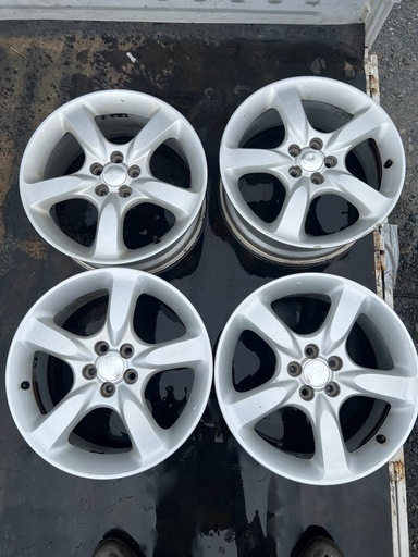 スバル 純正 17インチ BL5 BP5 レガシィ 17×7J +55 PCD100 5穴 シルバー　SUBARU レガシー　インプレッサ　プリウス等