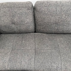 ブリティッシュグレーのカウチソファー（LOWYA（ロウヤ）商品）の画像