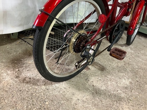 【折りたたみ自転車 20インチ ６段変速】すぐお乗り頂けます！整備済！一部地域送料無料！