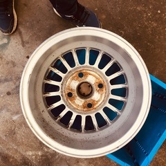 トヨタ AE86 純正オプション INTRA イントラ 14inch アルミホイールの画像