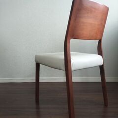 チェア2脚│大塚家具│ウォールナット✕PVCレザーの画像