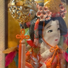 御羽子板 ひな祭り 女の子オルゴール付きの画像