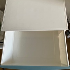 【無料】水色の3段収納ケースの画像