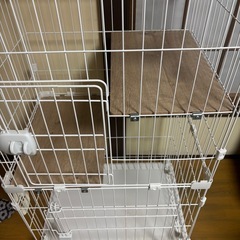 猫ケージ2段の画像