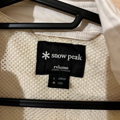 スノーピーク　ジャケット　白の画像
