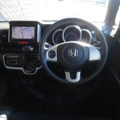 H27　N-BOXカスタム　後期　検R8.12　129000km　1オーナー　ナビバックカメラ　パワースライドドアの画像