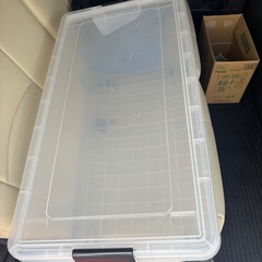 プラスチックケース 大容量キャスター付　衣装ケース 衣類収納 衣替え用 の画像