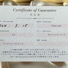 【最終値下げ】 Stephanie comb ステファニーコーム　ポケットプティの画像