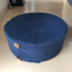 ニトリ  フロアスツール　クッションの画像