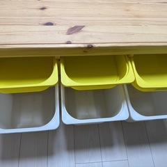 IKEA トロファスト ホワイト 【ボックス6つ付き】
の画像