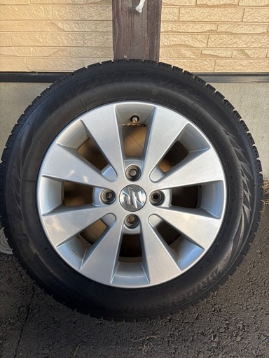 スズキ純正 スチールホイール ブリザックVRX2 155/65R14 4本セット