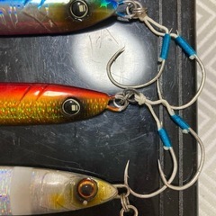メタルジグルアー3点、アオリイカ用1点の画像