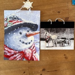 クリスマス紙袋　6枚の画像